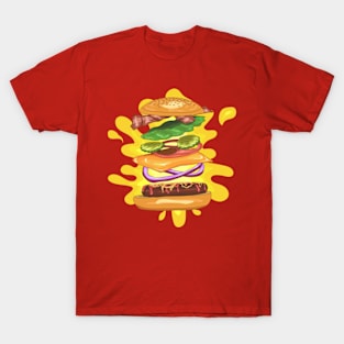 Bacon cheese burger for burger lovers T-Shirt
